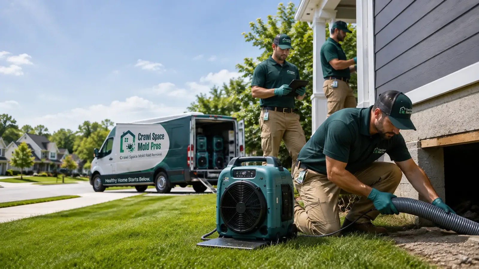 Crawl Space Mold Removal in Roselle Park, NJ